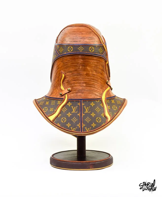 Upcycled Luxury Imperial Guard Helmet — Gabriel Dishaw Art